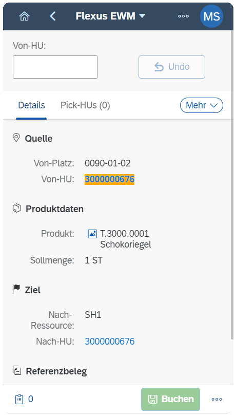 Lageraufträge bearbeiten