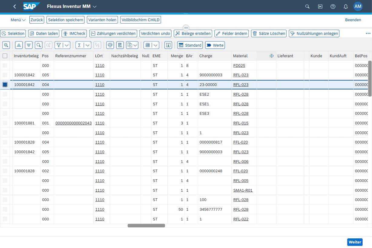 Inventurbelegmanager