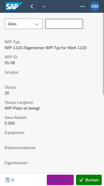 WIP: Platz anzeigen