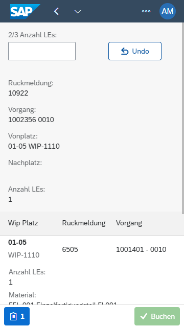 WIP – transfer