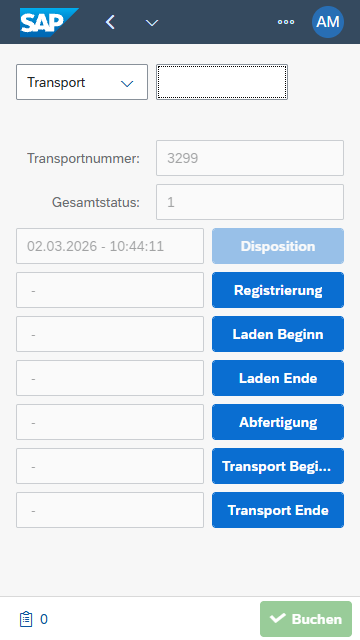 Set transport status